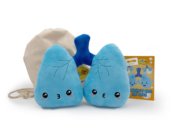Bronchiole Bros the Lungs_Plushie - Premium and Unique gift bodybuddies, educational, forkids, preschooler, softies  from Body Buddies - Shop now at AU family concept store Mommy's Pouch