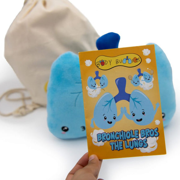 Bronchiole Bros the Lungs_Plushie - Premium and Unique gift bodybuddies, educational, forkids, preschooler, softies  from Body Buddies - Shop now at AU family concept store Mommy's Pouch