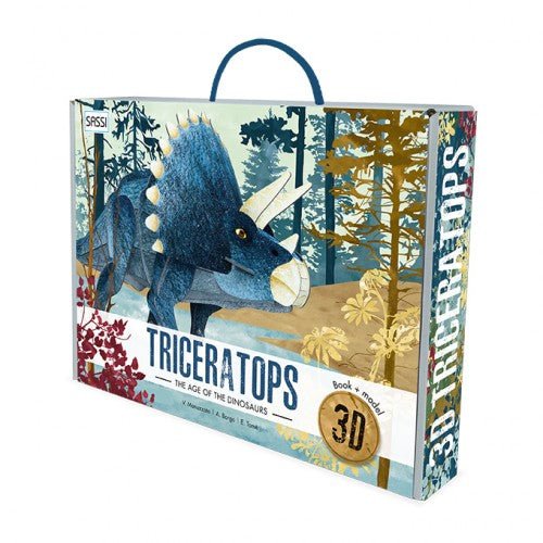 3D Assemble and Book - The Age Of The Dinosaurs - Triceratops🦖🦕 - Premium and Unique gift 3dpuzzle, 6+, dino, forkids, preschooler, puzzle, sassi 3D Puzzles from Sassi Junior - Shop now at AU family concept store Mommy's Pouch