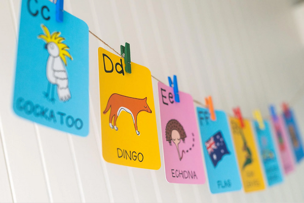 Australia A-Z Alphabet Flash Cards 🦘🐨🐍