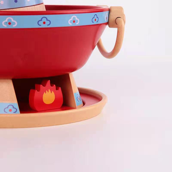 Wooden Hotpot Play Set_Forbidden City - Premium and Unique gift 3y+, classicworld, creativeplay, food, forkids, pretendplay, toddler, woodentoy Wooden Toys from Classic World - Shop now at AU family concept store Mommy's Pouch
