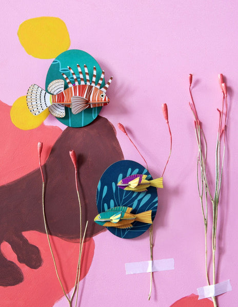 Lionfish 3D Puzzle - Premium and Unique gift 3dpuzzle, forkids, insects, preschooler, roomdecor, sea, seaanimal, studioroof Craft from Studio Roof - Shop now at AU family concept store Mommy's Pouch