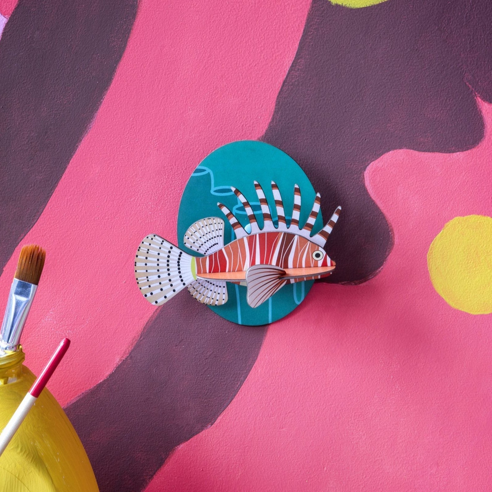 Lionfish 3D Puzzle - Premium and Unique gift 3dpuzzle, forkids, insects, preschooler, roomdecor, sea, seaanimal, studioroof Craft from Studio Roof - Shop now at AU family concept store Mommy's Pouch