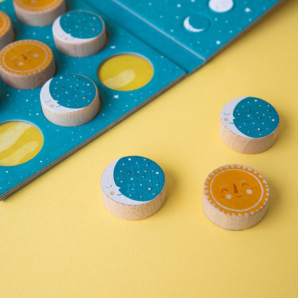 Sun and Moon Tic Tac Toe ☀️🌕 - Classic Game - Premium and Unique gift 4+, boardgame, forkids, game, londji, preschooler, tictactee, toddler, toytogo, woodentoy Boardgame from Londji - Shop now at AU family concept store Mommy's Pouch