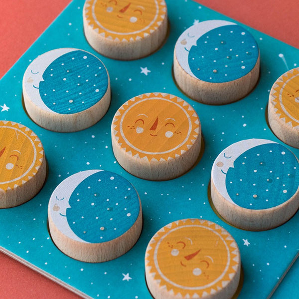 Sun and Moon Tic Tac Toe ☀️🌕 - Classic Game - Premium and Unique gift 4+, boardgame, forkids, game, londji, preschooler, tictactee, toddler, toytogo, woodentoy Boardgame from Londji - Shop now at AU family concept store Mommy's Pouch