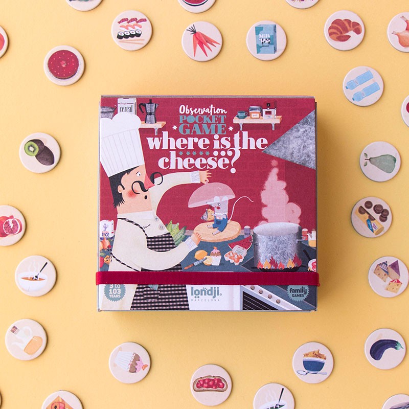 Pocket Where is the Cheese? 🧀 - Family Game - Premium and Unique gift 3+, boardgame, forkids, londji, toddler, toytogo Boardgame from Londji - Shop now at AU family concept store Mommy's Pouch