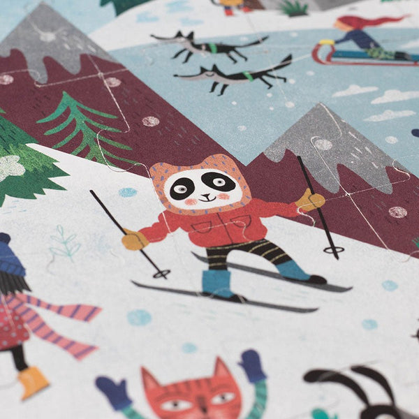 Let's Go To The Mountain ⛰️ - Reversible Puzzle - Premium and Unique gift 3+, game, londji, puzzle, toddler Boardgame from Londji - Shop now at AU family concept store Mommy's Pouch