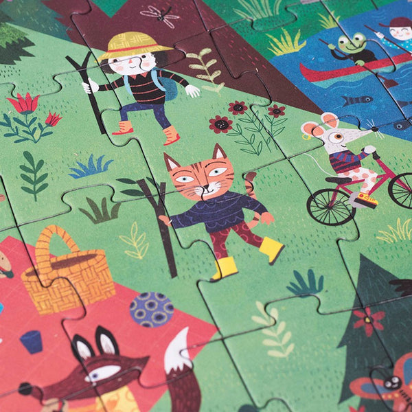 Let's Go To The Mountain ⛰️ - Reversible Puzzle - Premium and Unique gift 3+, game, londji, puzzle, toddler Boardgame from Londji - Shop now at AU family concept store Mommy's Pouch