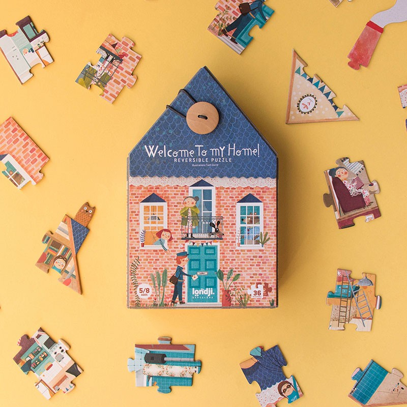 Welcome To My Home 🏠 - Puzzle - Premium and Unique gift 5+, game, home, londji, preschooler, puzzle Boardgame from Londji - Shop now at AU family concept store Mommy's Pouch