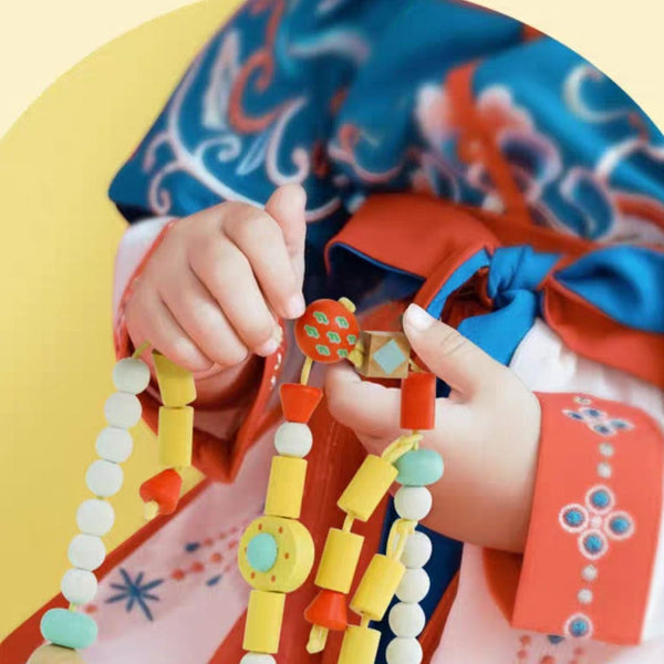 Bead-lacing Sets_Forbidden City - Premium and Unique gift 3y+, classicworld, creativeplay, forkids, pretendplay, toddler, woodentoy Wooden Toys from Classic World - Shop now at AU family concept store Mommy's Pouch