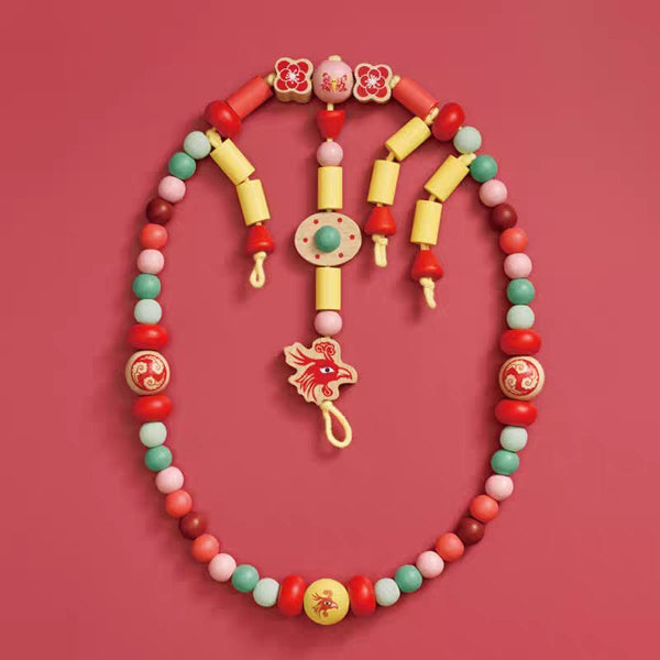 Bead-lacing Sets_Forbidden City - Premium and Unique gift 3y+, classicworld, creativeplay, forkids, pretendplay, toddler, woodentoy Wooden Toys from Classic World - Shop now at AU family concept store Mommy's Pouch