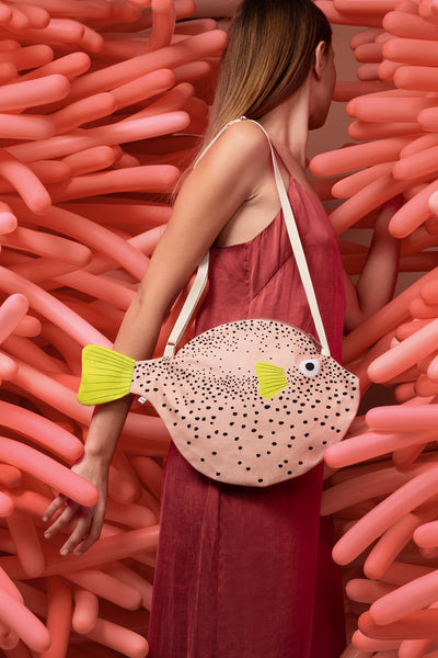 Big Pink Pufferfish Bag - Adults - Premium and Unique gift adultsbag, bag, donfisher, formoms, mom&me, pufferfish, seaanimal, spain Bag from Don Fisher - Shop now at AU family concept store Mommy's Pouch
