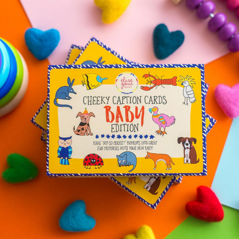 Cheeky Caption Cards - Baby Milestone