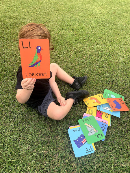 Australia A-Z Alphabet Flash Cards 🦘🐨🐍