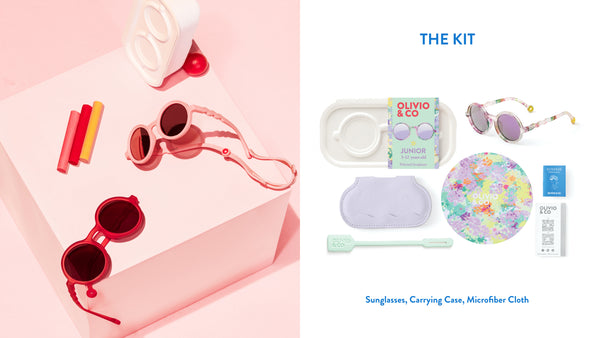Wild Flower Round - Junior Sunglass (3-12y) - Premium and Unique gift forkids, junior, olivio&co, preschooler, sunglass  from Olivio & Co - Shop now at AU family concept store Mommy's Pouch
