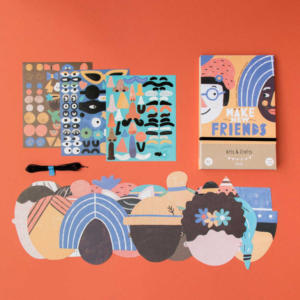 Make New Friends 🧒👦 - DIY Game - Premium and Unique gift 4+, arts&crafts, creativeplay, forkids, game, londji, preschooler Boardgame from Londji - Shop now at AU family concept store Mommy's Pouch