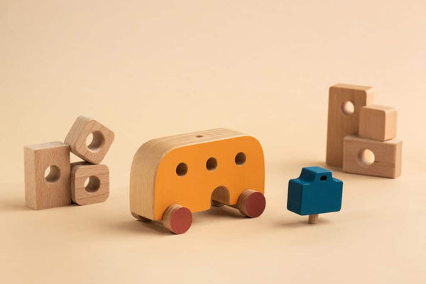 Travel Car - Push Toy 💼 - Premium and Unique gift animiwoodworkshop, greece, handmade, montessoritoy, pushtoy, sensorytoy, toddler, woodentoy Wooden Toys from Animi Wood Workshop - Shop now at AU family concept store Mommy's Pouch