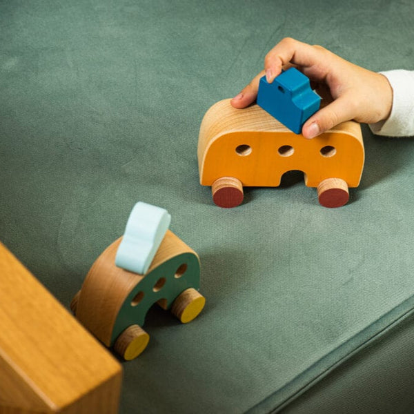 Travel Car - Push Toy 💼 - Premium and Unique gift animiwoodworkshop, greece, handmade, montessoritoy, pushtoy, sensorytoy, toddler, woodentoy Wooden Toys from Animi Wood Workshop - Shop now at AU family concept store Mommy's Pouch