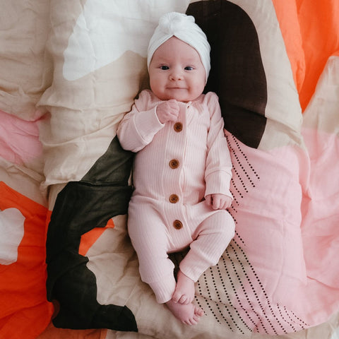 Organic Cotton Muslin Swaddle Blanket - 'Coral' 🤩 - Premium and Unique gift baby, forkids, formoms, harpertini, mom&me, swaddle Mom & Me from Harpertini - Shop now at AU family concept store Mommy's Pouch