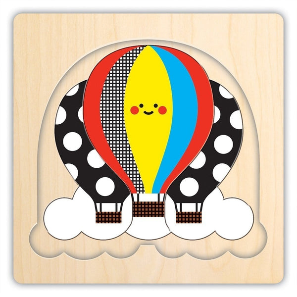 4-Layer Wooden Puzzle - Rainbow Friends - Premium and Unique gift 2+, mudpuppy, puzzle, rainbow, toddler, woodenpuzzle, woodentoy  from Mudpuppy - Shop now at AU family concept store Mommy's Pouch