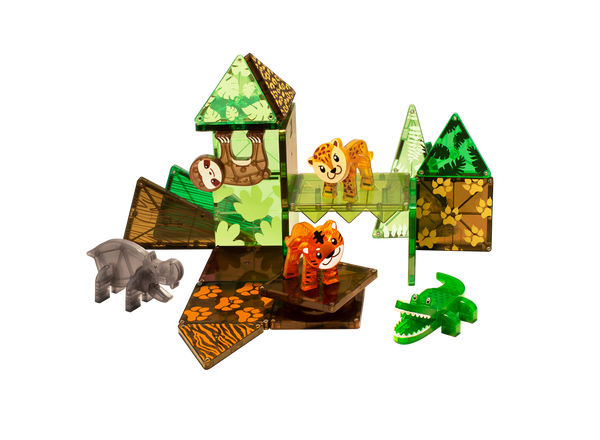 MAGNA-TILES Jungle Animals 25 Piece Set - Premium and Unique gift 3+, animals, creativeplay, forkids, jungleanimal, magnatiles, magneticplay, magnettoys, toddler  from Magna-Tiles - Shop now at AU family concept store Mommy's Pouch