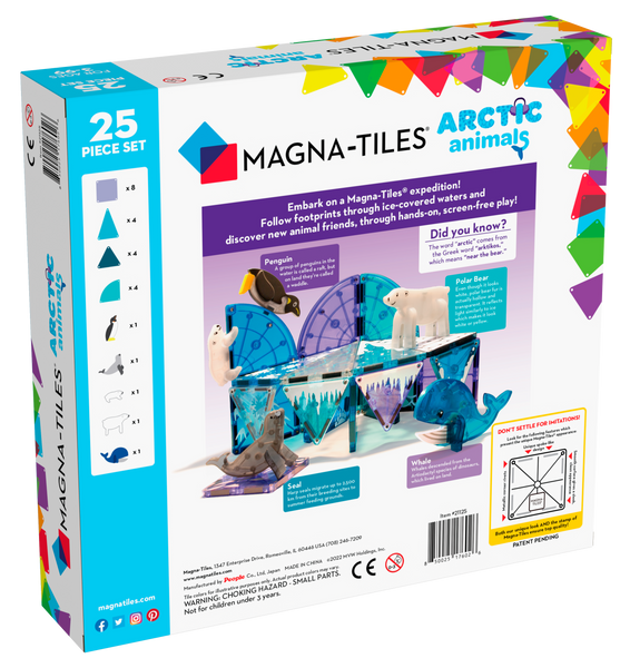 MAGNA-TILES Arctic Animals 25 Piece Set - Premium and Unique gift 3+, animals, arctic, creativeplay, magnatiles, magnettoys, pretendplay, seaanimal, toddler Magnet Toys from Magna-Tiles - Shop now at AU family concept store Mommy's Pouch