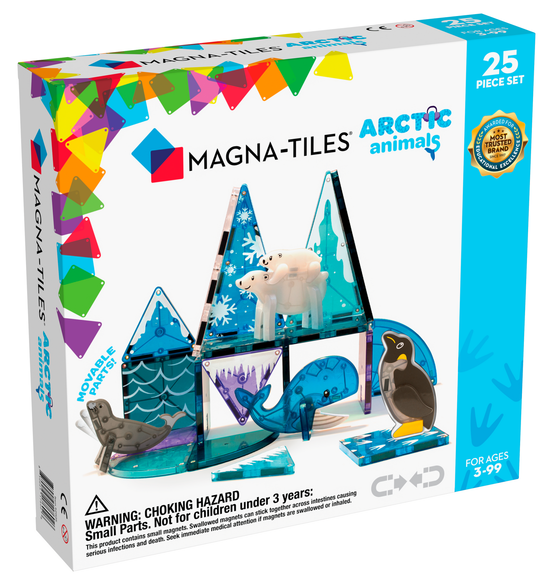 MAGNA-TILES Arctic Animals 25 Piece Set - Premium and Unique gift 3+, animals, arctic, creativeplay, magnatiles, magnettoys, pretendplay, seaanimal, toddler Magnet Toys from Magna-Tiles - Shop now at AU family concept store Mommy's Pouch