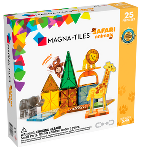 MAGNA-TILES Safari Animals 25 Piece Set - Premium and Unique gift 3+, animals, creativeplay, forkids, magnatiles, magnettoys, pretendplay, safari, toddler  from Magna-Tiles - Shop now at AU family concept store Mommy's Pouch