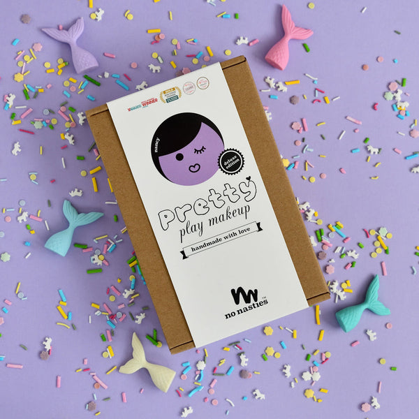Nancy Deluxe Purple Pretty Play Kids Makeup Box - Premium and Unique gift 4+, forkids, makeup, makeupforkids, nonasties  from No Nasties - Shop now at AU family concept store Mommy's Pouch