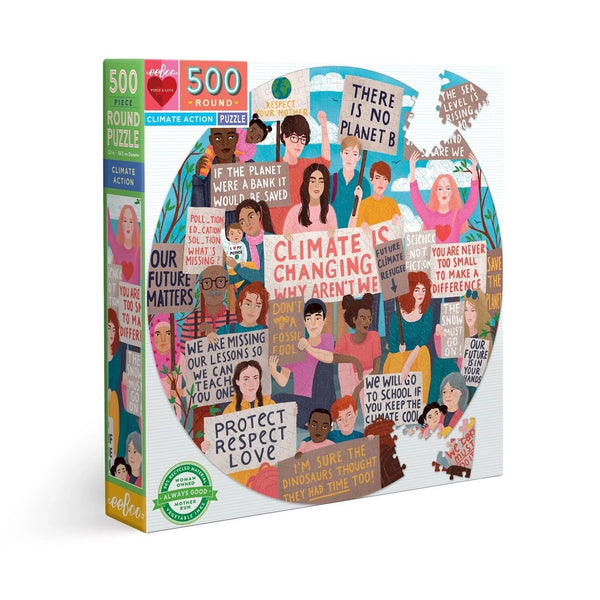 Climate Action_eeBoo 500pc Jigsaw Puzzle- - Premium and Unique gift 500pieces, adults, eeBoo, formoms, puzzle Puzzle from eeBoo - Shop now at AU family concept store Mommy's Pouch