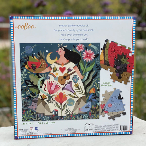 Mother Earth_eeBoo 1000pc Jigsaw Puzzle - Premium and Unique gift 1000pieces, adults, eeBoo, formoms, puzzle Puzzle from eeBoo - Shop now at AU family concept store Mommy's Pouch