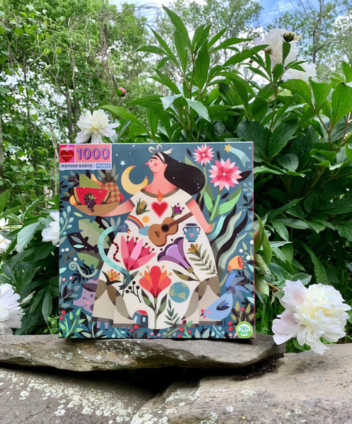 Mother Earth_eeBoo 1000pc Jigsaw Puzzle - Premium and Unique gift 1000pieces, adults, eeBoo, formoms, puzzle Puzzle from eeBoo - Shop now at AU family concept store Mommy's Pouch
