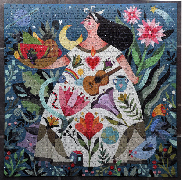 Mother Earth_eeBoo 1000pc Jigsaw Puzzle - Premium and Unique gift 1000pieces, adults, eeBoo, formoms, puzzle Puzzle from eeBoo - Shop now at AU family concept store Mommy's Pouch