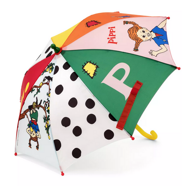 Pippi Longstocking Umbrella - Premium and Unique gift 3+, kidsumbrella, micki, pipi, pippi longstocking, toddler, umbrella Wooden Toys from Micki - Shop now at AU family concept store Mommy's Pouch