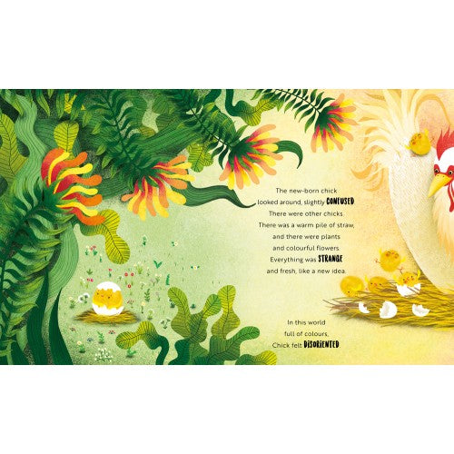 Happy as a Chick - About Emotions - Premium and Unique gift 3+, book, childrensbook, kidsbook, preschooler, sassi, soundbook Sound Books from Sassi Junior - Shop now at AU family concept store Mommy's Pouch