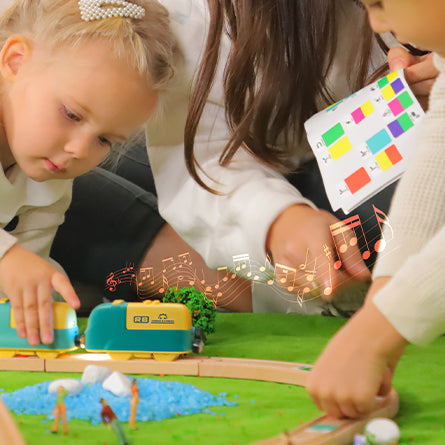 Coding Express Train Set - Premium and Unique gift 3+, coding, constructiontoy, forkids, innovative, preschooler, robobloq, toddler, train  from Robobloq - Shop now at AU family concept store Mommy's Pouch