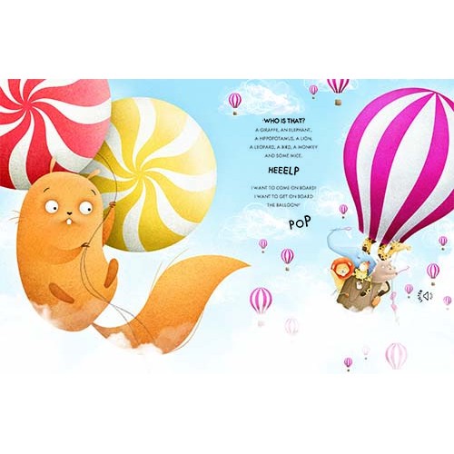 In the Sky🎈- Sound Book - Premium and Unique gift 3+, animal, childrensbook, forkids, kidsbook, sassi, soundbook, toddler Sound Books from Sassi Junior - Shop now at AU family concept store Mommy's Pouch