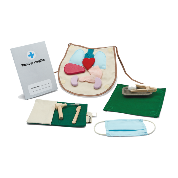 Surgeon Set - PlanToys - Premium and Unique gift educationalplay, forkids, imaginativeplay, plantoys, pretendplay, toddler, woodentoy  from PlanToys - Shop now at AU family concept store Mommy's Pouch