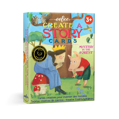 eeBooCreate and Tell Me A Story - Forest - Premium and Unique gift 3+, animal, boardgame, cardgame, eeBoo, forkids, imaginativeplay, toddler Boardgame from eeBoo - Shop now at AU family concept store Mommy's Pouch