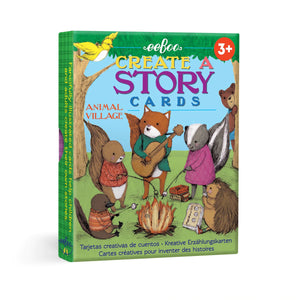 Create and Tell Me A Story - Animal Village - Premium and Unique gift 3+, animal, boardgame, cardgame, eeBoo, forkids, imaginativeplay, toddler Boardgame from eeBoo - Shop now at AU family concept store Mommy's Pouch