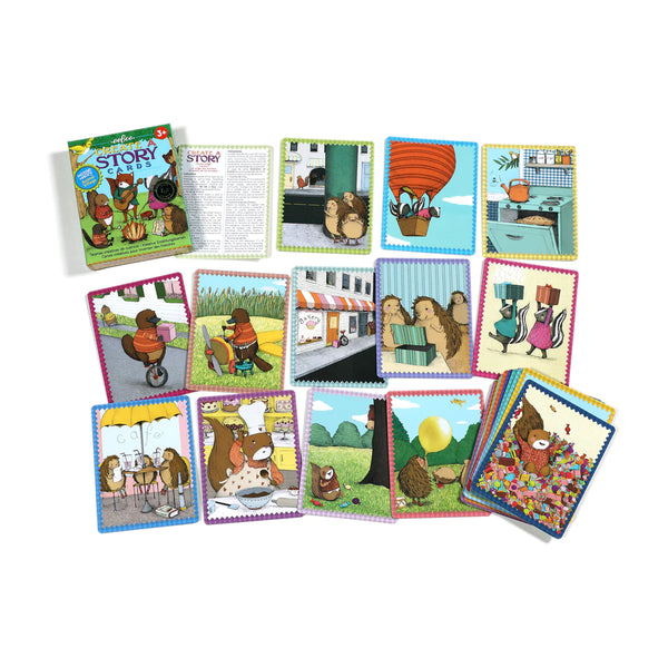 Create and Tell Me A Story - Animal Village - Premium and Unique gift 3+, animal, boardgame, cardgame, eeBoo, forkids, imaginativeplay, toddler Boardgame from eeBoo - Shop now at AU family concept store Mommy's Pouch