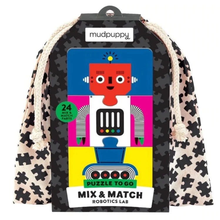 Match To Go – Robotics Lab - Premium and Unique gift 2+, boardgame, cardgame, forkids, mudpuppy, robot, toddler, toytogo  from Mudpuppy - Shop now at AU family concept store Mommy's Pouch