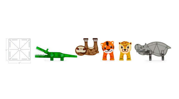 MAGNA-TILES Jungle Animals 25 Piece Set - Premium and Unique gift 3+, animals, creativeplay, forkids, jungleanimal, magnatiles, magneticplay, magnettoys, toddler  from Magna-Tiles - Shop now at AU family concept store Mommy's Pouch