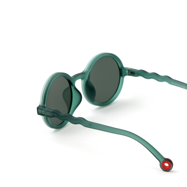 Seaweed Green Round - Junior (3-12y) - Premium and Unique gift forkids, junior, olivio&co, preschooler, sunglass  from Olivio & Co - Shop now at AU family concept store Mommy's Pouch