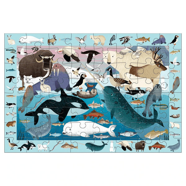 Search & Find Puzzle – Arctic Life - Premium and Unique gift 4+, 64pieces, animal, mudpuppy, preschooler, puzzle, seaanimal  from Mudpuppy - Shop now at AU family concept store Mommy's Pouch