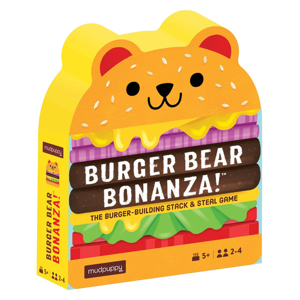 Burger Bear Bonanza Game - Premium and Unique gift 5+, animal, boardgame, cardgame, mudpuppy, playonthego, preschooler  from Mudpuppy - Shop now at AU family concept store Mommy's Pouch