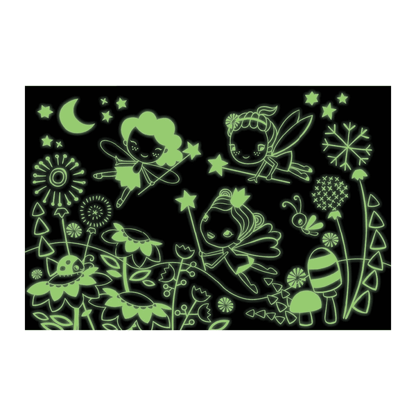 Fairies Glow-in-the_Dark Puzzle - Premium and Unique gift 100pieces, 5+, fairies, mudpuppy, preschooler, puzzle  from Mudpuppy - Shop now at AU family concept store Mommy's Pouch