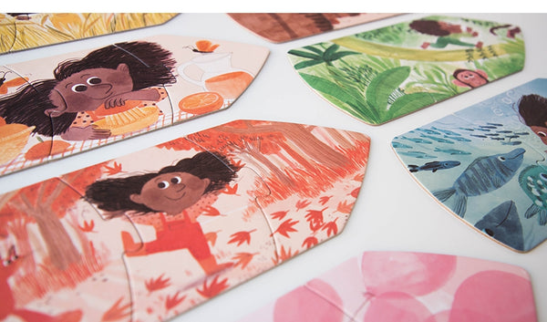 I Love My Colors 🌈 - Reversible Shapes Puzzle - Premium and Unique gift 3+, colours, forkids, londji, preschooler, puzzle Puzzle from Londji - Shop now at AU family concept store Mommy's Pouch