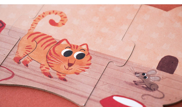 I Love My Pets - Reversible Shapes Puzzle 🐈🐕‍🦺🐟🦜🐢 - Premium and Unique gift 3+, forkids, londji, pets, puzzle, puzzles, toddler Puzzles from Londji - Shop now at AU family concept store Mommy's Pouch