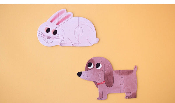 I Love My Pets - Reversible Shapes Puzzle (21 pieces) 🐈🐕‍🦺🐟🦜🐢 - Premium and Unique gift 3+, forkids, londji, pets, puzzle, puzzles, toddler Puzzles from Londji - Shop now at AU family concept store Mommy's Pouch